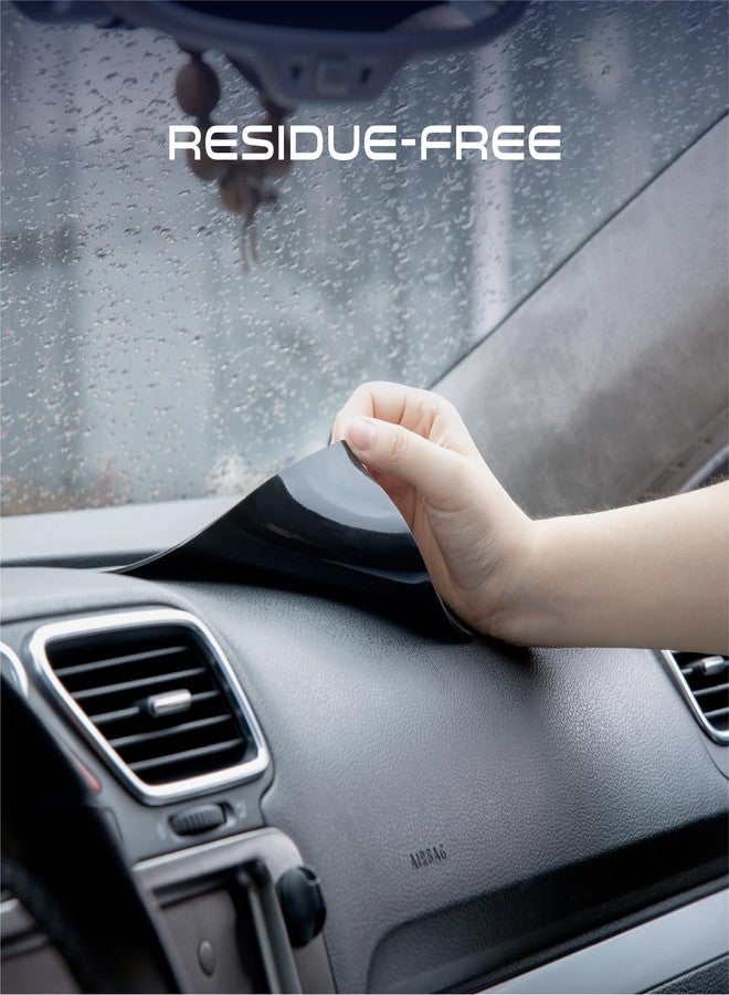 سجادة لوحة قيادة السيارة غير قابلة للانزلاق من جيميشا، وسادة لوحة قيادة لاصقة مضادة للانزلاق، جل تثبيت متعدد الوظائف لجهاز كشف الرادار والهاتف المحمول والمفاتيح والزجاج ونظام تحديد المواقع العالمي (GPS) والعملات المعدنية - 6.3 × 5.1 بوصة (عبوة واحدة) - Image 5