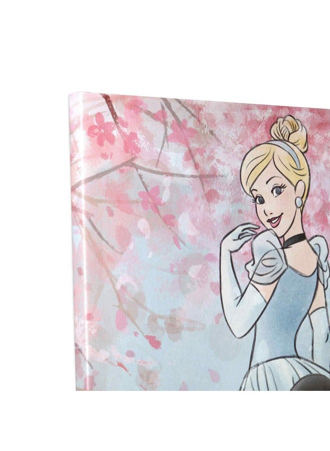 Open Road Brands Disney Princesses Gallery Wrapped Canvas Wall Decor Soft Pastel Canvas With Ariel Jasmine Cinderella And Mulan Large Princess Wall Art - Image 5