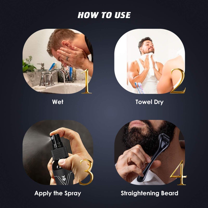 VIKICON Shield Heat Protectant Spray - Blend Prevents Damage & Breakage for Hair and Beard - Image 5