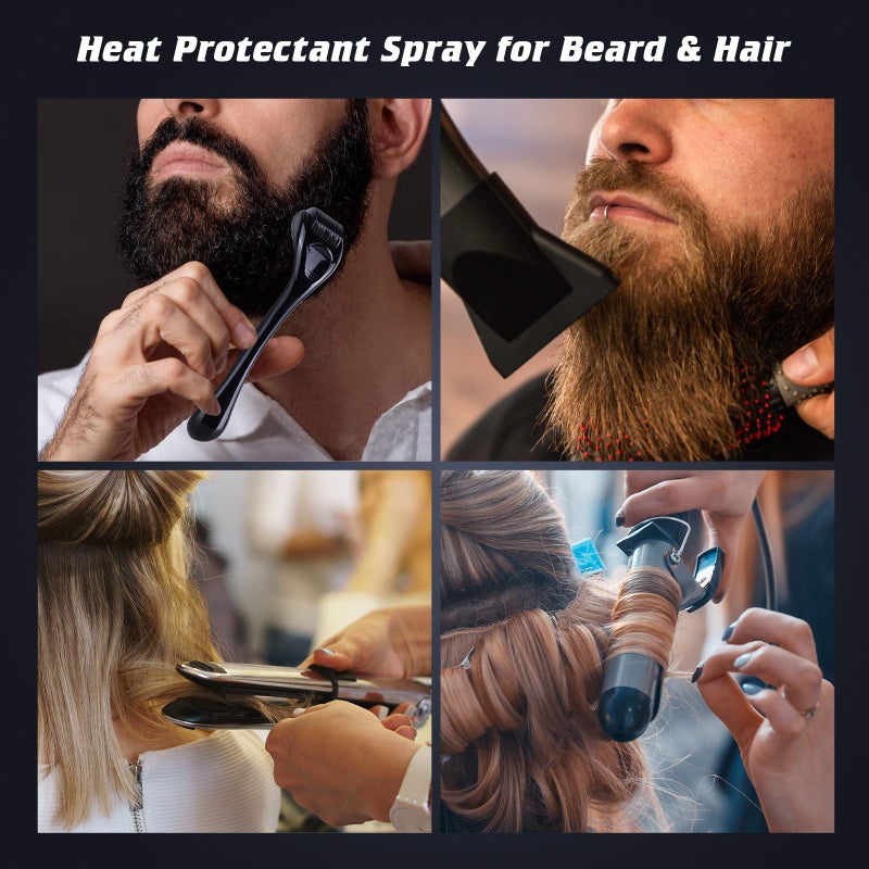 VIKICON Shield Heat Protectant Spray - Blend Prevents Damage & Breakage for Hair and Beard - Image 4