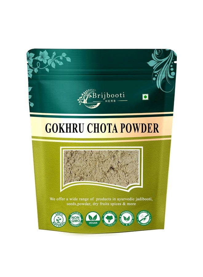 BrijBooti بودرة بذور براجبوتي غوكهرو - (250 غ) | بودرة تريبولوس تيرستريس | غوكشورا | كالتروب صغير | معتمد من FSSAI و GMP و ISO - Image 1
