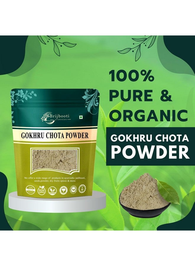 BrijBooti بودرة بذور براجبوتي غوكهرو - (250 غ) | بودرة تريبولوس تيرستريس | غوكشورا | كالتروب صغير | معتمد من FSSAI و GMP و ISO - Image 4