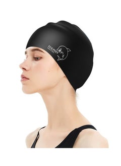 Silicone Swimming Cap Waterproof For Kids & Adults - Black - pzsku/ZF519BECDBD3C25BDEC25Z/45/_/1702839281/dc0680a7-8aeb-406b-a4ba-d97273591641