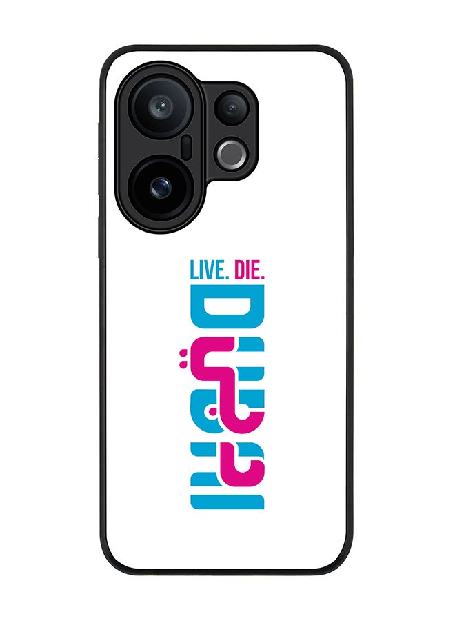 Stylizedd For vivo X200 FE / S30 Pro mini Case,Slim fit Camera Protection, Shockproof Thin Phone cover  - Live Die DUBAI