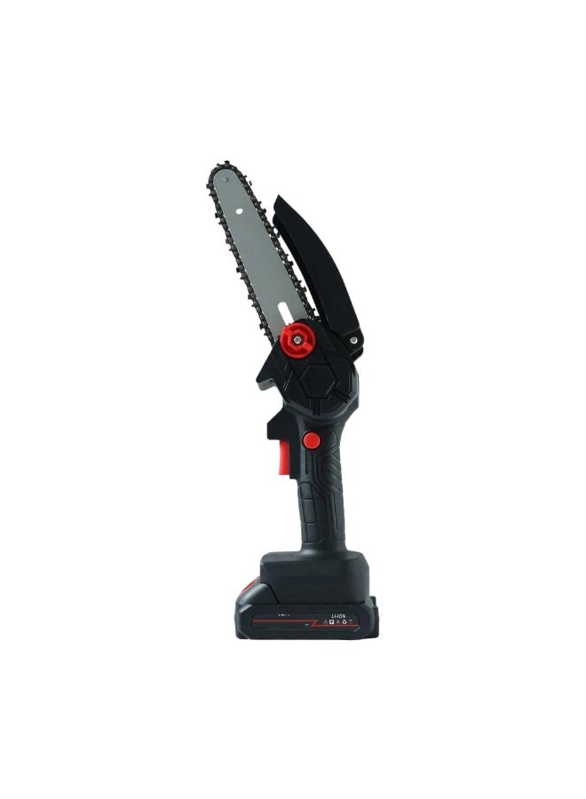 Lacoz Cordless Mini Electric Chainsaw Portable Rechargeable Handheld Wood Cutting Saw with High-Power Battery Guide Plate, Chain & Charger Included - Image 1