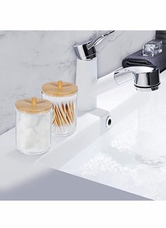 Bathroom Jars Qtip Holder, 2 Pack Apothecary Jars, Acrylic Cotton Ball Holder, Bathroom Canisters - pzsku/ZF519CD3F8A58F2AB79E8Z/45/_/1682763300/370bbb77-cb02-45ed-ac59-407395e81a39