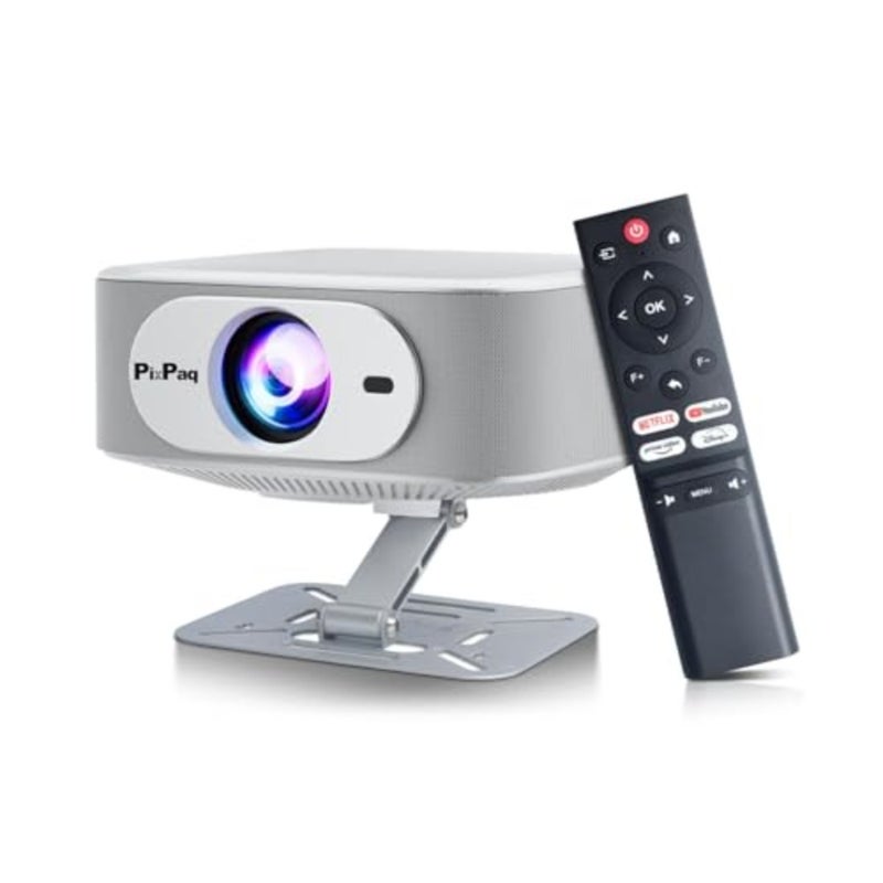 Home theater projector with LED light source, white color, 1080p Full HD native resolution, 850 ANSI lumens brightness, up to 200-inch projection - Image 1