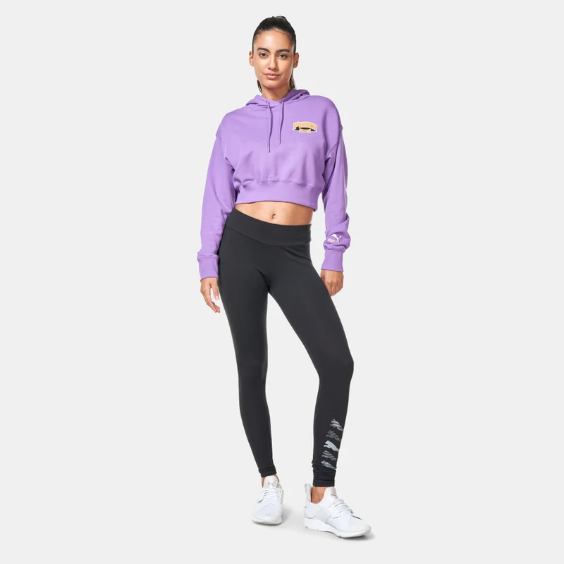 PUMA Women's Team Cropped Hoodie