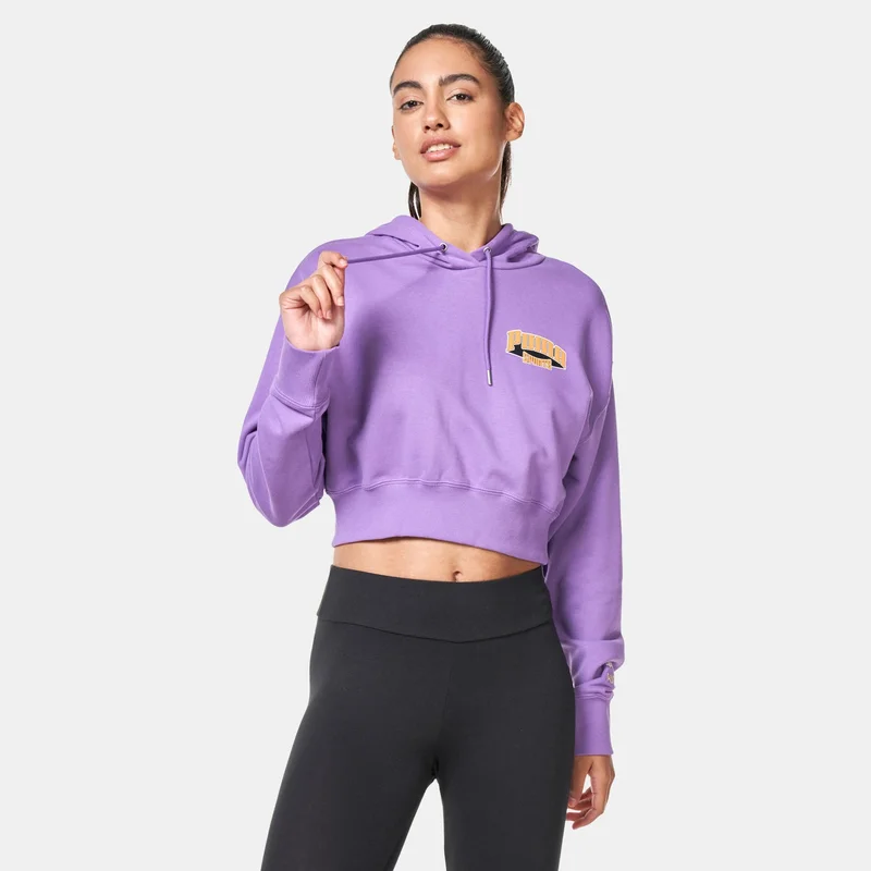 PUMA Women's Team Cropped Hoodie