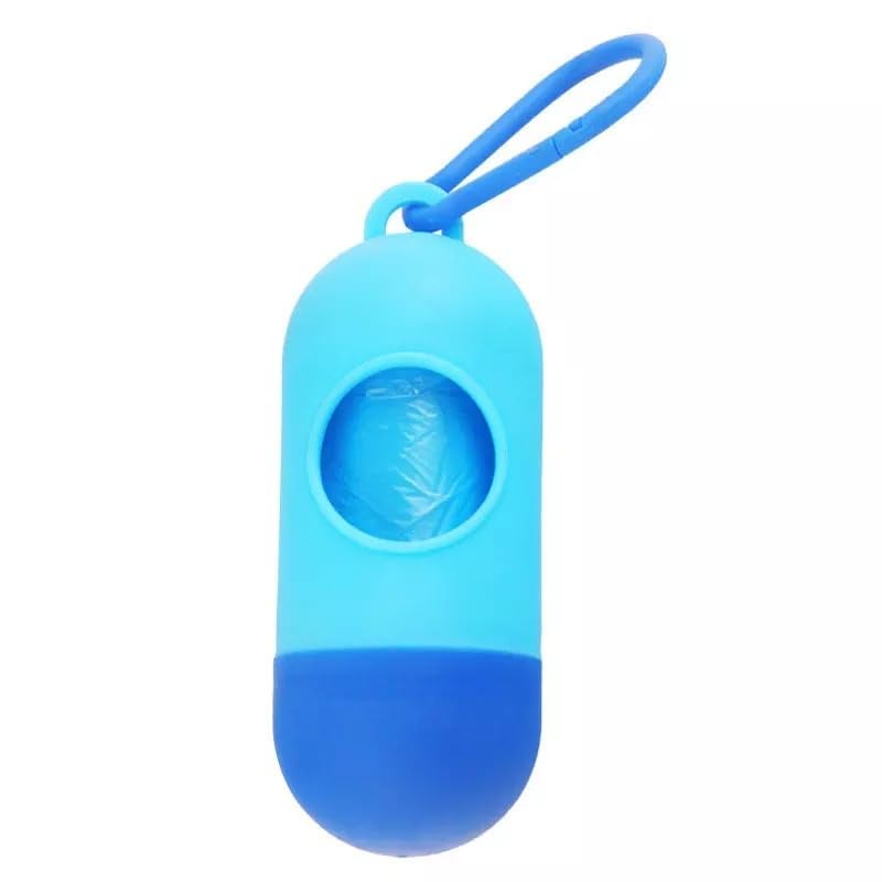 Amso Diaper Disposal Bag Dispenser with Garbage Rolls Portable Disposable Baby Diaper Nappy Garbage Bag with Removable Capsule Box (Mix Blue) - Image 2