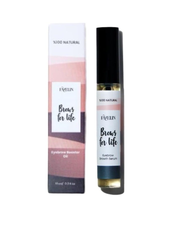 favelin Favelin Brows For Life Eyebrow Serum 10 Ml | Unleash Your Natural Brow | Natural Oils Vitamin E  - Image 1