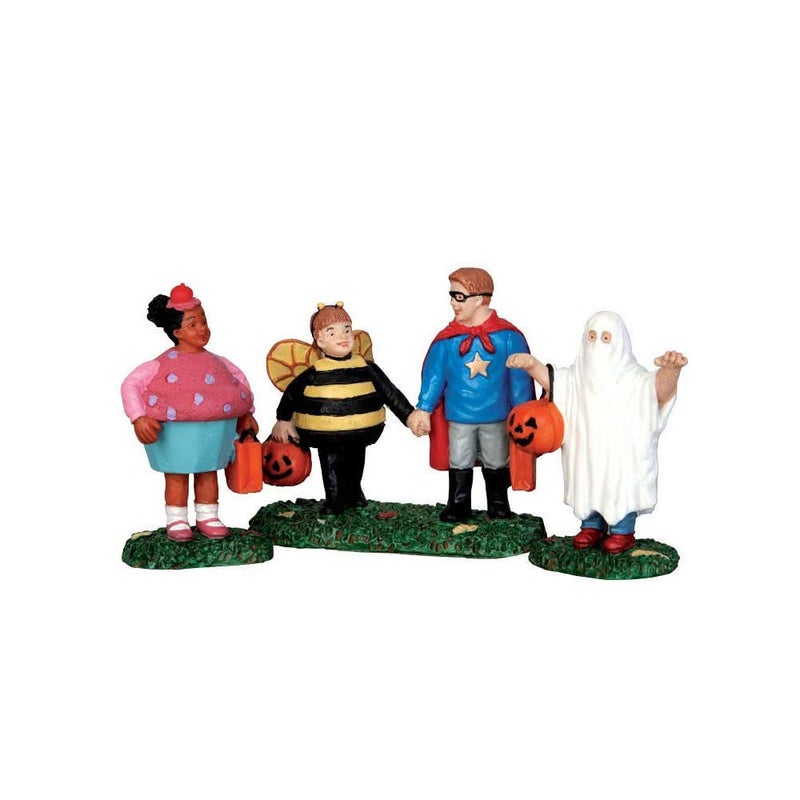 Lemax Spooky Town New Trick Or Treaters Set of 3  52304