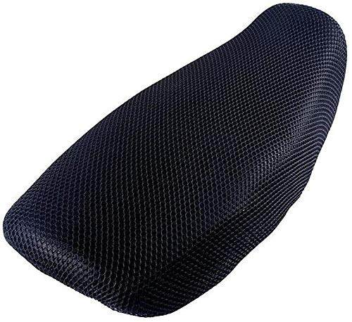 HUUSO Bike Stretchable Net Seat Cover (Black) Compatible with Suzuki Gixxer SF - Image 5