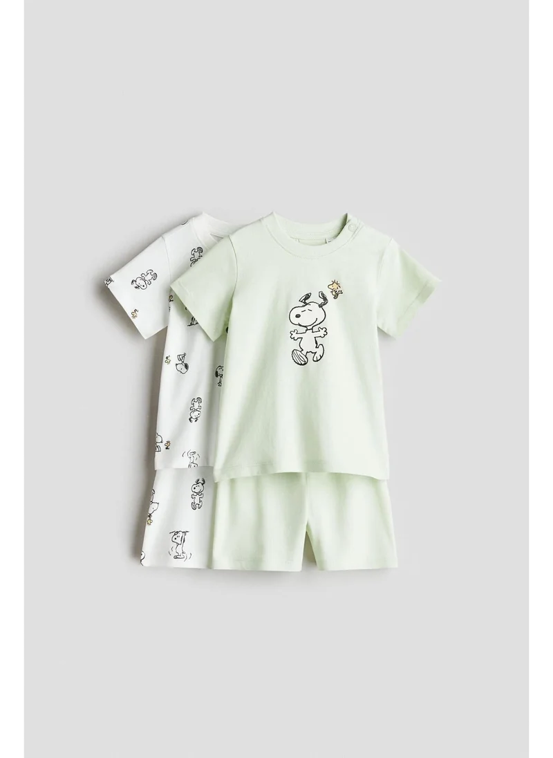 H&M 2-pack cotton pyjamas