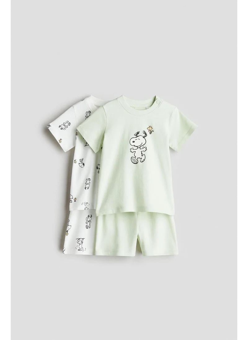 H&M 2-pack cotton pyjamas