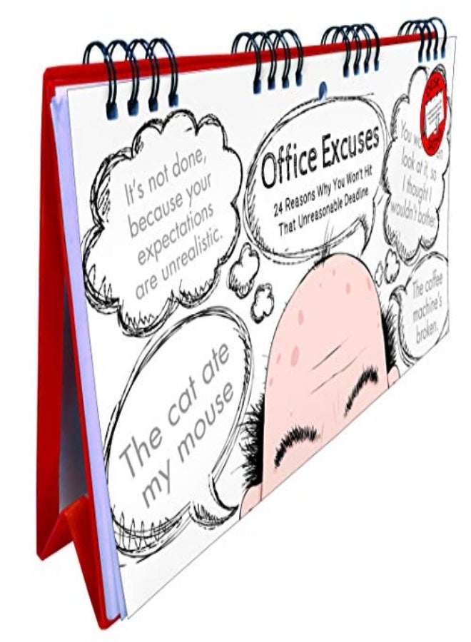 Office Excuses Flip Book by  Paperback