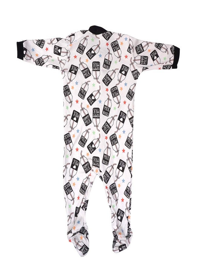 Mini Berry Babyneeds New Born Baby Multi-Color Long Sleeve Cotton Sleep Suit Romper for Boys and Girls Set of 13 - Image 4