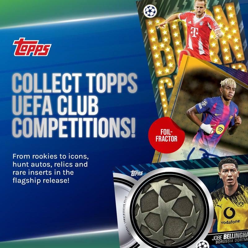 Topps 2025-26 Topps UEFA Club Competitions Soccer - Factory Sealed - Value Box - Image 3