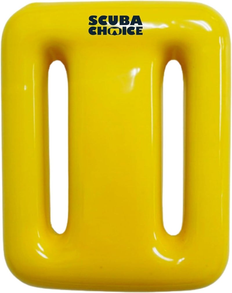 Scuba Choice Vinyl Coated Diving Weight 34 lbs 15 kg Durable Compact Dive Weights for Precise Buoyancy Control Ideal for Freediving Spearfishing Scuba Diving Enhanced Stability Yellow