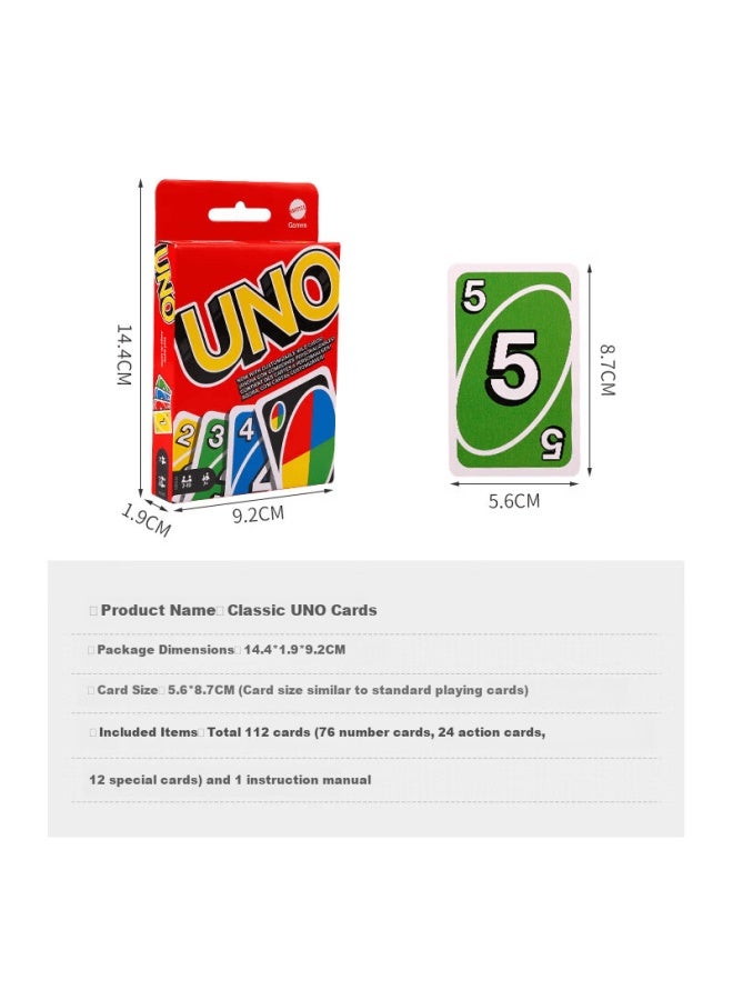 Murcia Uno Official Card Game Classic Uno Multiplayer Casual Party Board Game - Image 4