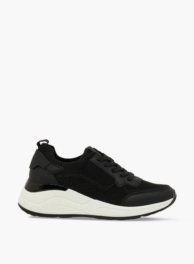 Women Lace-Up Ankle Sneakers
