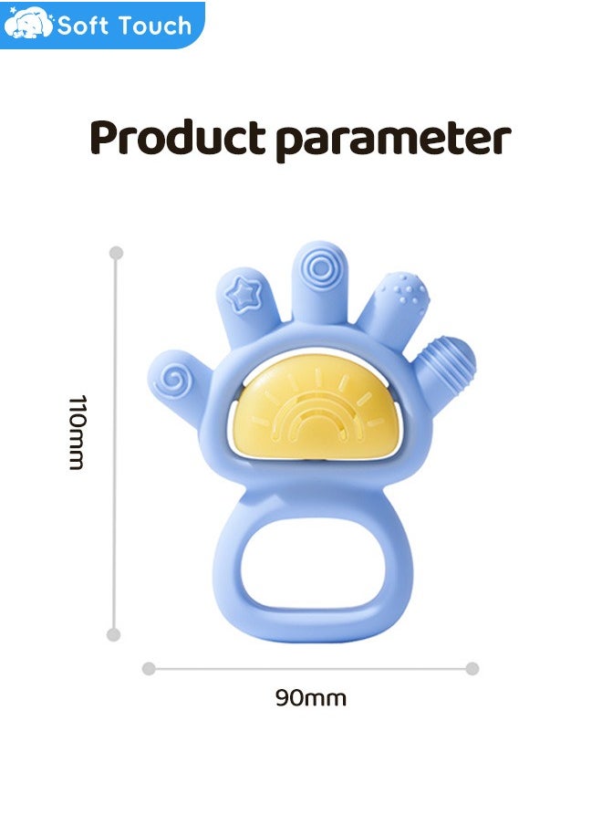 Soft Touch Baby Teething Chew Toys Soft Silicone Infant Toy for 0-12 Months Teething Toy for Soothing Sore Gums  - Image 3