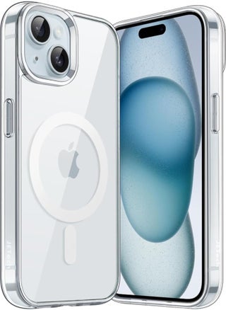 Clear Mobile Phone Case Mobile Phone Protective Cover Anti-scratch and Shock-proof with Magnetic Wireless Charging Suitable for iPhone15 Plus - pzsku/ZF51A9A59AFDB8864BC48Z/45/_/1714561198/04545c6e-c925-434a-bffc-a0ab1a561b22