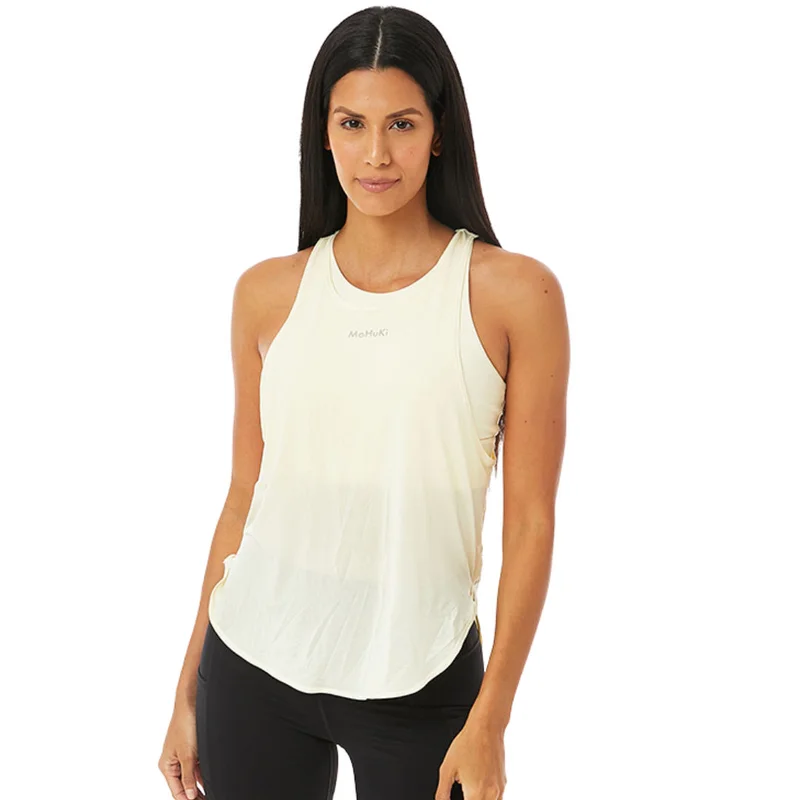 Mohuki Henna Built In Bra Top - Bread Yellow