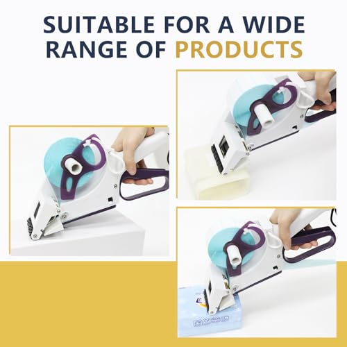 ZONEPACK Manual Label Applicator Round Bottle Labeling Machine Hand-held Square Round Labeller Flat Curved Surface Label Dispenser - Image 3