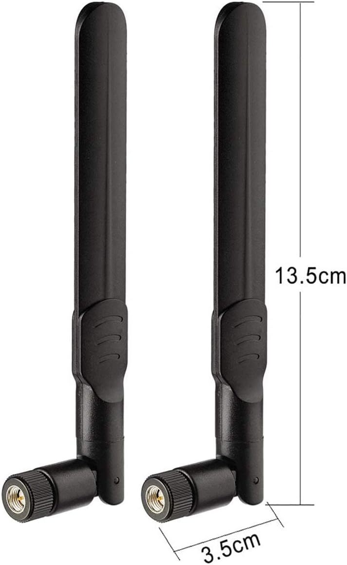 BINGFU 8dBi SMA Male 4G LTE Antenna (4-Pack) for Wireless CPE Router, Hotspot, Cellular Gateway, Trail/Game/Outdoor Security Camera - Image 2