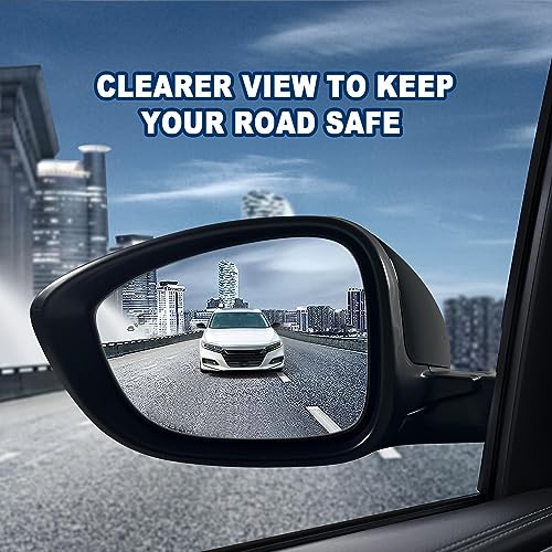 Lqito Left Driver Mirror Fits 2018-2022 Honda Accord LX, Sport With Power Glass， Heated Blind， Spot Detection and Manual Folding Match to Crystal Black Pearl Replace HO1320329 (7Pins) - Image 5