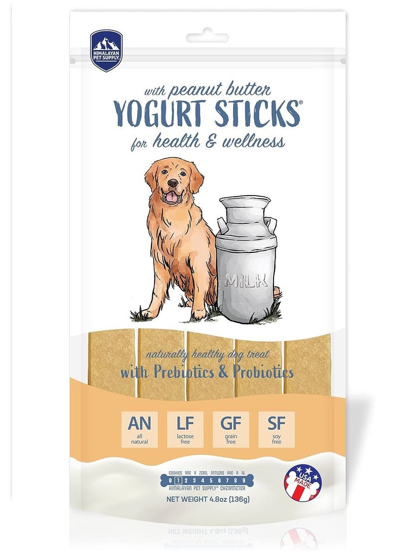 Himalayan Yogurt Sticks Peanut Butter Flavor for Dogs of All Ages 136g - Image 1