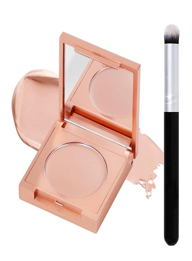 MinFei Colored Clay CC Undereye Corrector, Color Corrector for Dark Circles, Redness, Acne, Blemish with Brush, Hydrating Under Eye Concealer to Brighten & Conceal for Women & Men(01# Light-Medium Peach) - Image 1