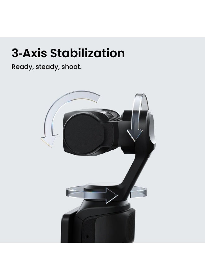 Insta360 Luna Ultra Standard Bundle | 8K Pocket Size Gimbal Camera w/ Dual Leica Lens System + Protective Cover + Wind Guard + Thread Handle + Wrist Strap, For Travel, Vlogging- Cosmic White - Image 5