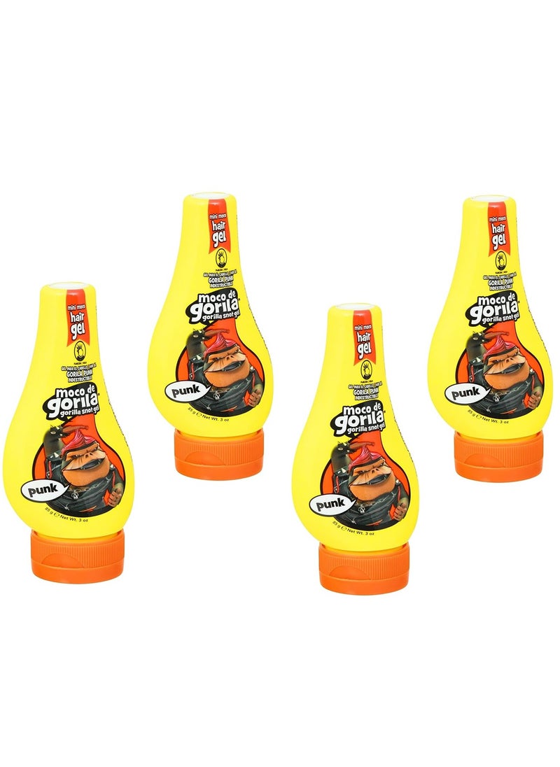 Moco de Gorila - Moco De Gorila Gorilla Snot Hair Gel, Mini Punk Travel Size - (3 oz.- Pack of 4, Punk) - Image 1