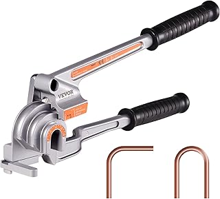 VEVOR VEVOR Pipe Tube Bender, 1/4", 3/8", 1/2" OD, 3 in 1 Manual Level Tube Bender, 180Ã‚Â° Copper Aluminum Pipes Bending  - Image 1