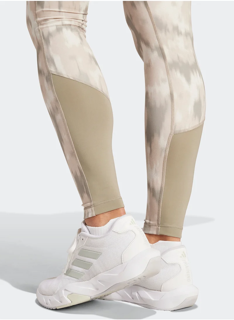 اديداس Essentail Aop Flower Tie Dye Leggings
