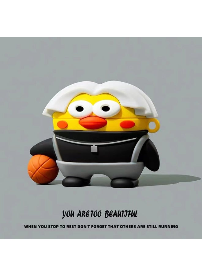 For Huawei Free Clip Headset Case Creative Cartoon Soft Case Pro4/6i Wireless Bluetooth Silicone Protective Case