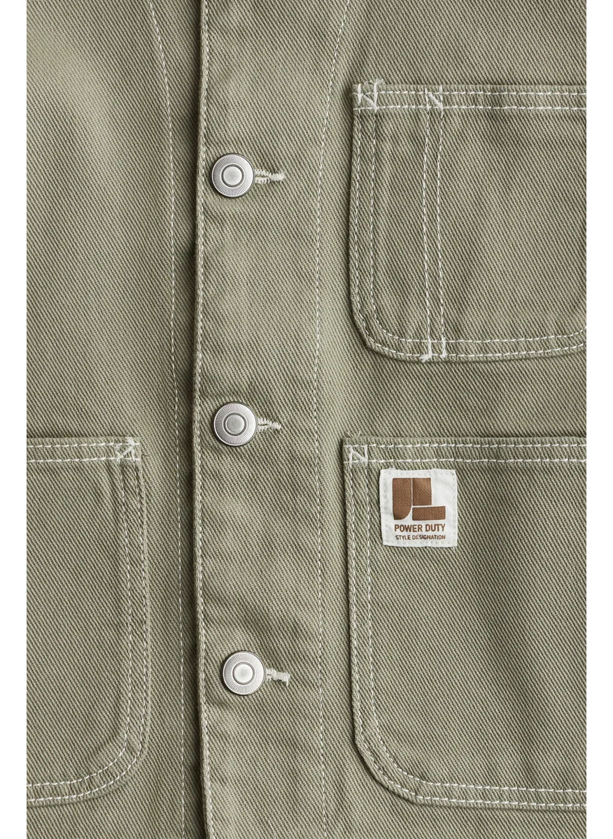 H&M Cotton Twill Shacket