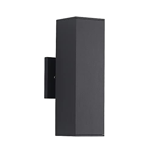 Cerdeco Aluminum Modern Outdoor Wall Light, Exterior Outdoor Wall Sconce Up Down Light Fixtures Matte Black [UL Listed] - Image 1