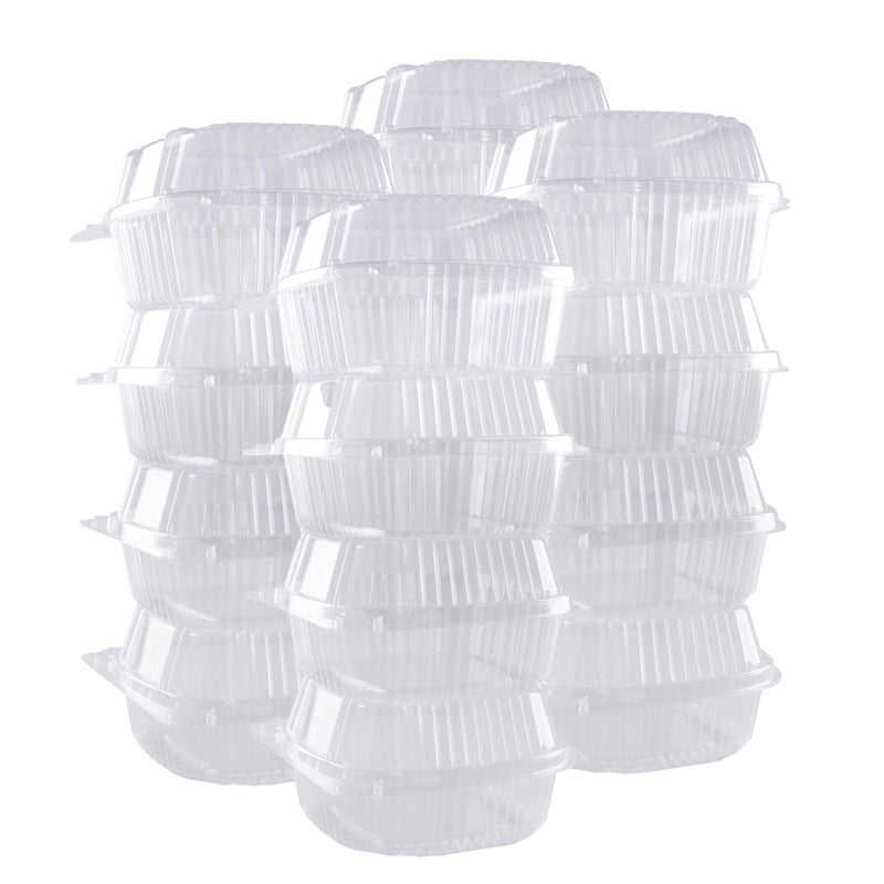 O'Creme Oâ€™Creme Bakeable Plastic Mini Cake Pan with Container - Baking Pan With Non-Stick Silicone - Reusable Mold For Baking and Much More - and Clear Snap-Closure Container - 25 Cake Pans + 25 Containers - Image 5