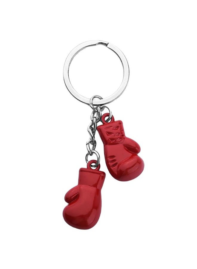 Borhmty Boxer Glove Keychain Sports Gifts for Men Boys Boxing Keychain Gifts for Boxing Lovers Boxing Coach Leader Gifts for Men Women Inspirational Appreciation Gifts for Boxing Men Sports Players - Image 1