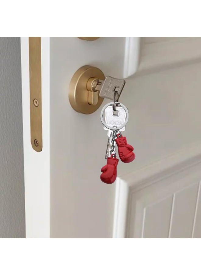 Borhmty Boxer Glove Keychain Sports Gifts for Men Boys Boxing Keychain Gifts for Boxing Lovers Boxing Coach Leader Gifts for Men Women Inspirational Appreciation Gifts for Boxing Men Sports Players - Image 3