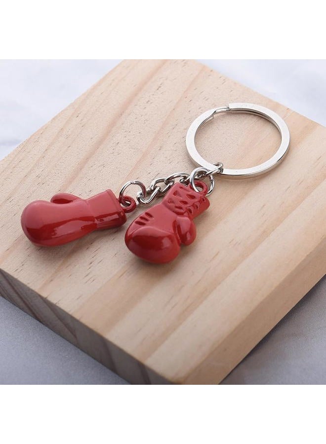 Borhmty Boxer Glove Keychain Sports Gifts for Men Boys Boxing Keychain Gifts for Boxing Lovers Boxing Coach Leader Gifts for Men Women Inspirational Appreciation Gifts for Boxing Men Sports Players - Image 2
