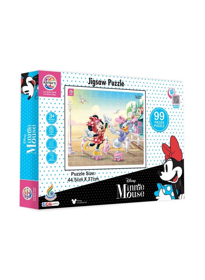 راتاناز أحجية الصور المقطوعة من راتنا، من سلسلة ديزني ومارفل، للأطفال، مكونة من 99 قطعة. مقاس الأحجية 44.5 سم × 37 سم (ميني ماوس). - Image 4