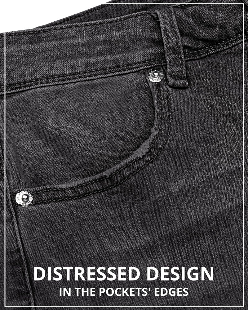 GRAPENT Women Jeans High Waist Cowgirl Pants for Waisted Wide Leg Black Bell Bottom Women's Soft Stretchy Color Size Small 4-6 - Image 5