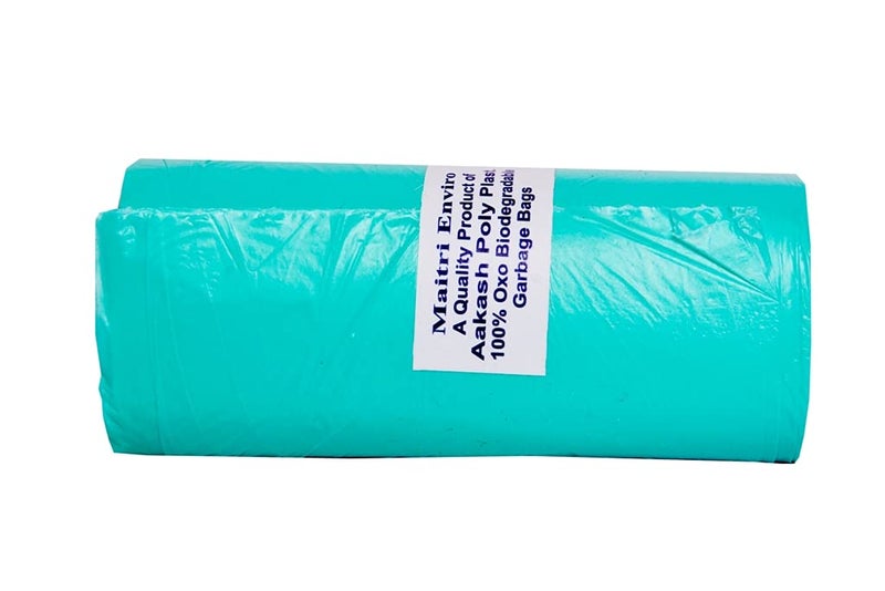 MAITRI ENVIRO Garbage Bags 19"X21" Pack Of 3 90 PCS (Blue, Black And Green) - Image 3