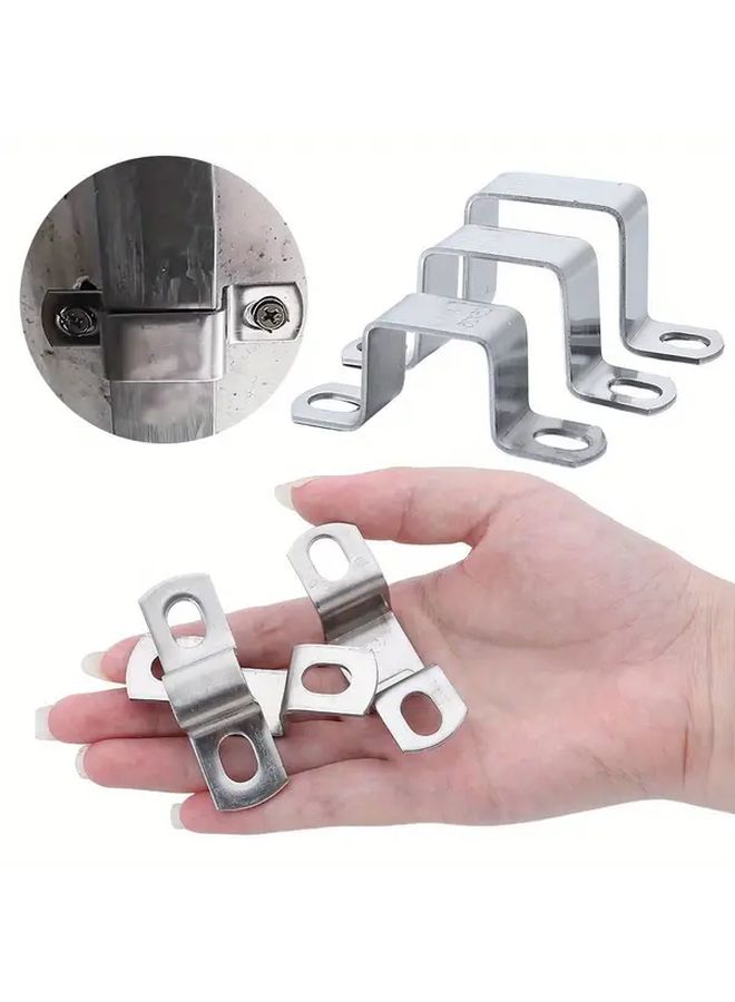Heavy Duty 304 Stainless Steel Hose Clamp 15x15 M Shape Saddle Clip For Plumbing HVAC Industrial - Image 2