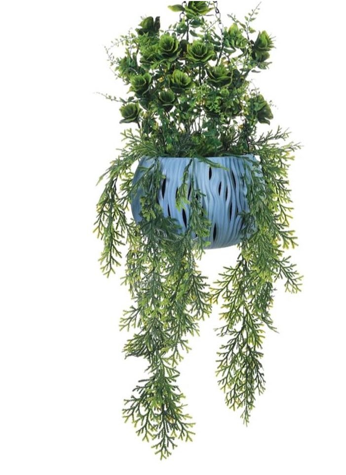 co arma Artificial Hanging Climbing Plants Large Size Simulation of Natural Plants 110cm  - Image 2
