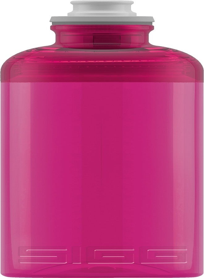 سيج زجاجة مياه رياضية من سيج - تريتان - بنكهة التوت - مع فوهة سيليكون - مانعة للتسرب - خفيفة الوزن - آمنة للغسل في غسالة الصحون - خالية من مادة BPA - وردي - 20 أونصة - Image 1